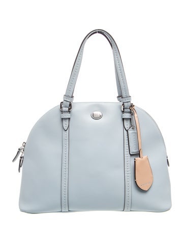 Leather Top Handle Bag