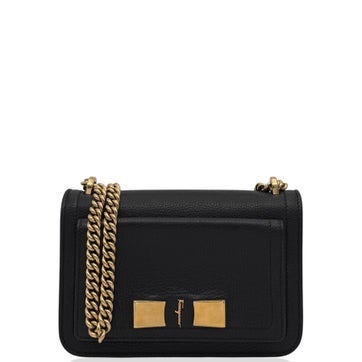 Saffiano Lux Leather Shoulder Bag