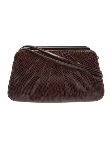 Lizard Top Handle Bag