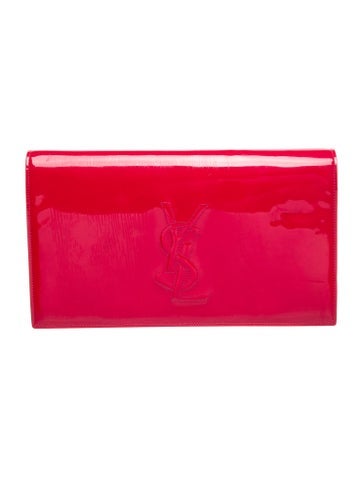 Patent Leather Clutch Large