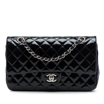 Medium Classic Patent Leather Double Flap