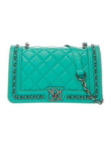 Badgley Mischka Vegan Leather Flap Crossbody