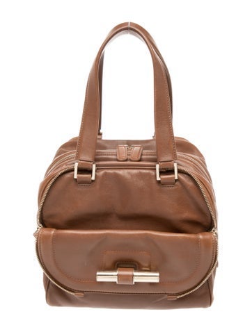 Leather Top Handle Bag