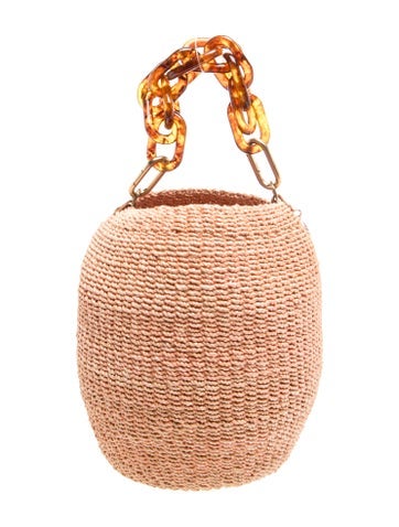 Straw Bucket Bag
