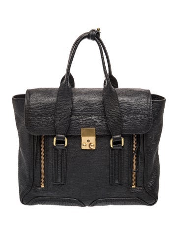 Leather Top Handle Bag