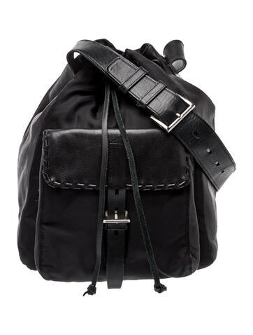 Tessuto Nylon Bucket Bag