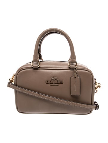 Leather Top Handle Bag