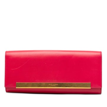 Calf Leather Smooth Calfskin Lutetia Flap Clutch