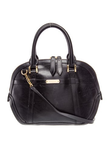 Leather Top Handle Bag