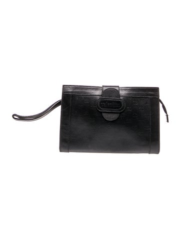 Valentino Leather Clutch Large Vintage