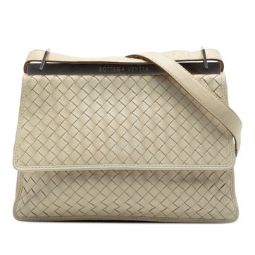 Leather Nappa Intrecciato Frame Crossbody
