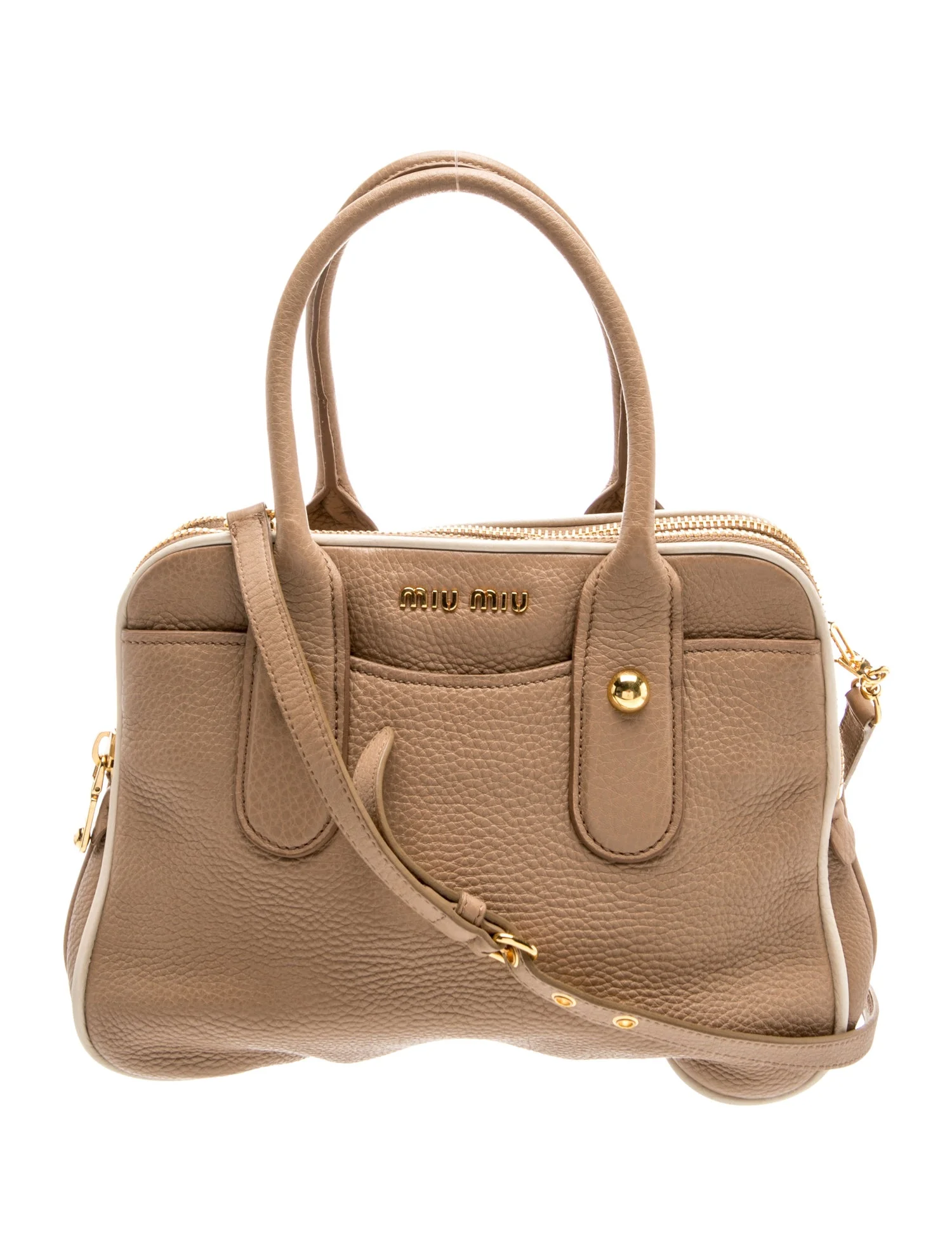 Leather Vitello Caribu Bauletto