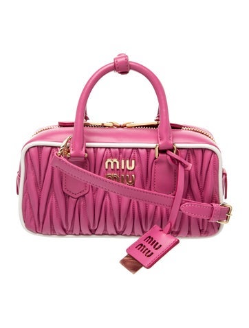 Leather Arcadie Matelassé Small