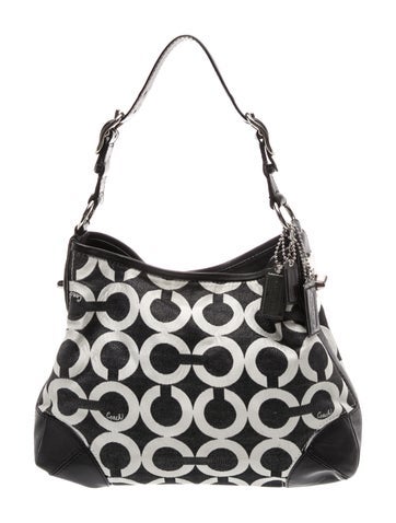Canvas Op Art Signature Suede Ergo Large