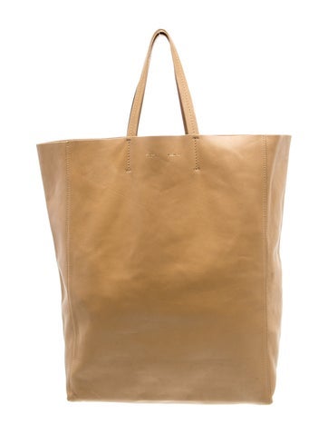 Leather Vertical Cabas