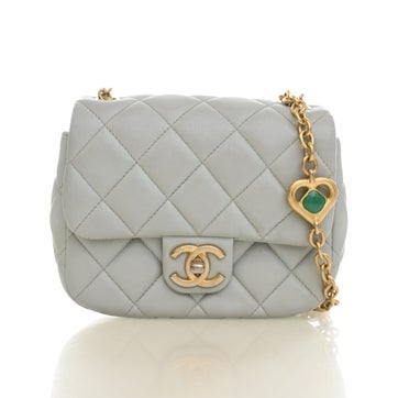 Lambskin Square Flap Bag Mini