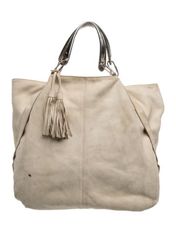 Suede Top Handle Bag