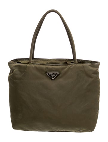 Tessuto Nylon Top Handle Bag