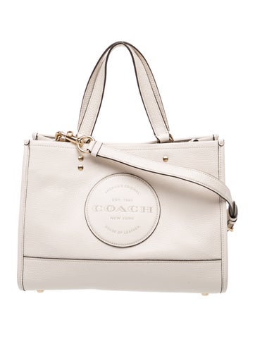 Leather Dempsey Carryall Bag With Patch