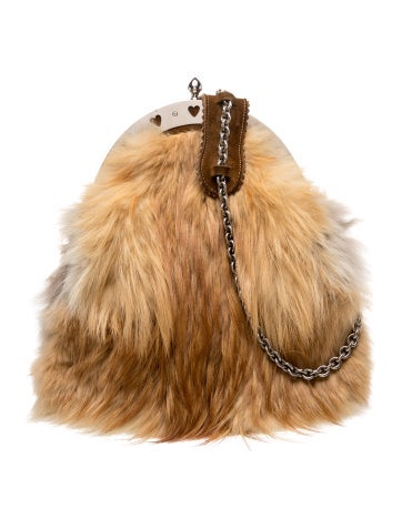 Red Fox Crossbody Bag Vintage