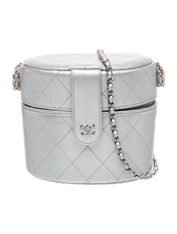 Round Vanity Case w/ Chain