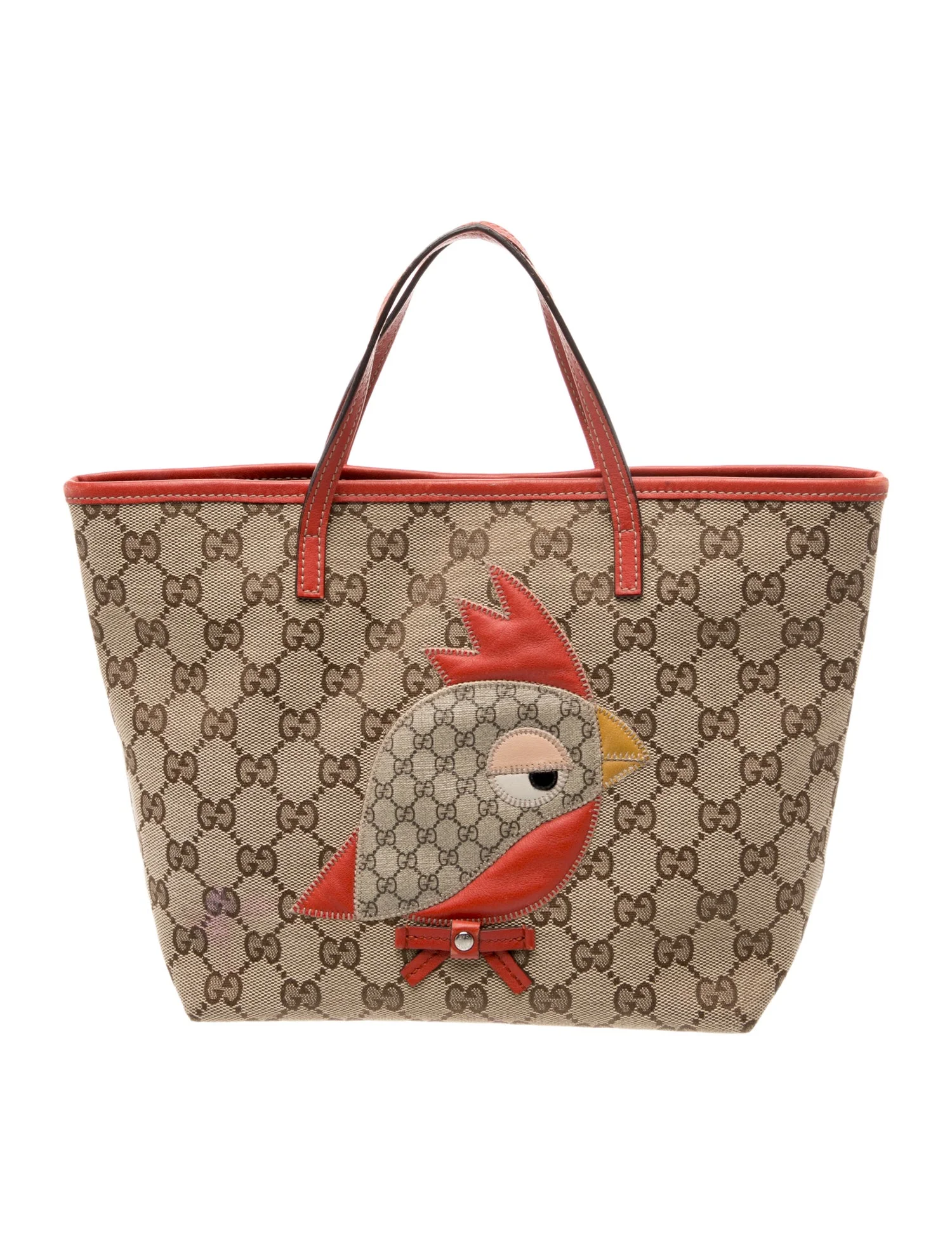 GG Canvas Embroidered Tote Bag