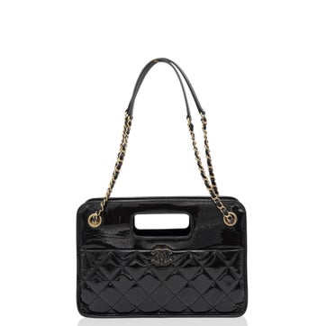 Patent Leather Graphic Catch