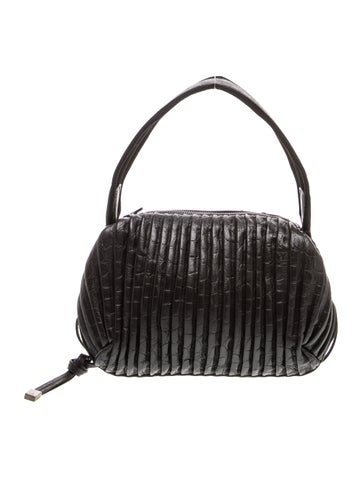 Leather Top Handle Bag