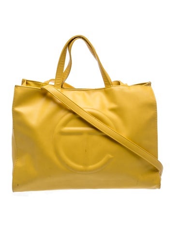 Vegan Leather Shopping Tote Medium