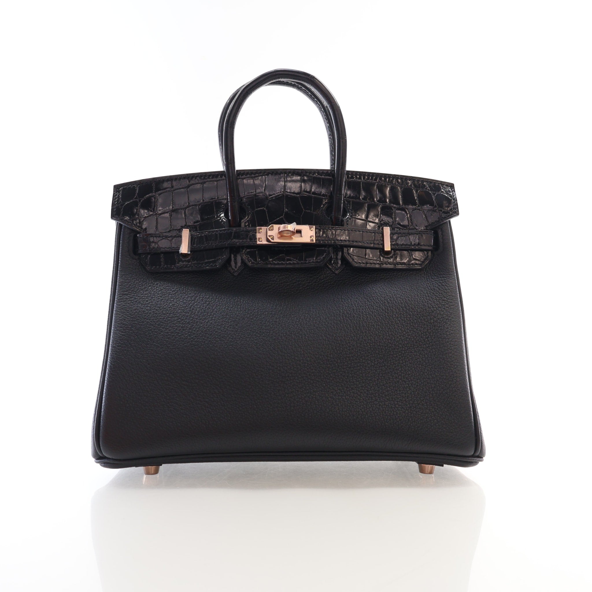 Hermes Noir Taurillon Novillo Touch Birkin 25