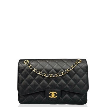 Calfskin Double Flap Jumbo