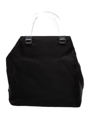 Tessuto Nylon Top Handle Bag