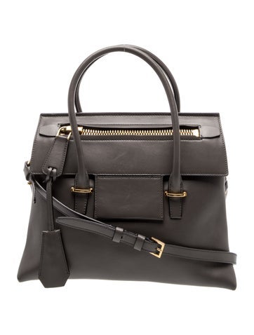 Leather Top Handle Bag