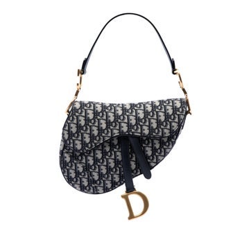 Oblique Canvas Saddle Bag