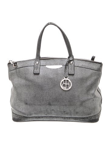 Lizard Top Handle Bag