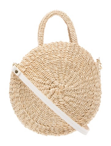 Straw Top Handle Bag