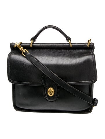 Leather Top Handle Bag