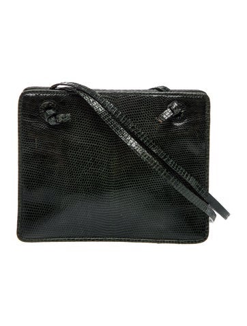 Embossed Leather Pochette Vintage