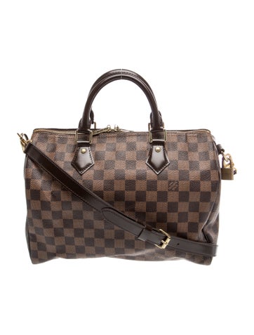 Damier Ebene Speedy Bandouliere 30