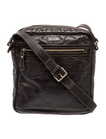GG Signature Flat Messenger Bag