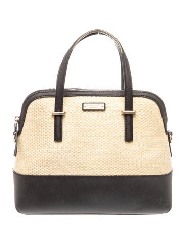 Straw Top Handle Bag