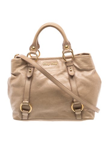 Leather Top Handle Bag