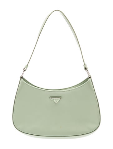 Enameled Metal Triangle Shoulder Bag