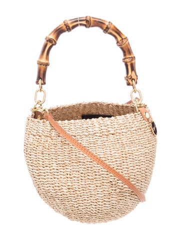 Straw Bucket Bag w/ Tags