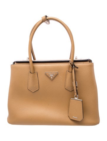 Enameled Metal Triangle Twin Tote