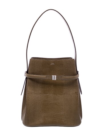 Embossed Leather Tatome Belted