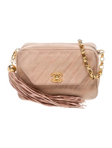 Suede CC Tassel Camera Bag