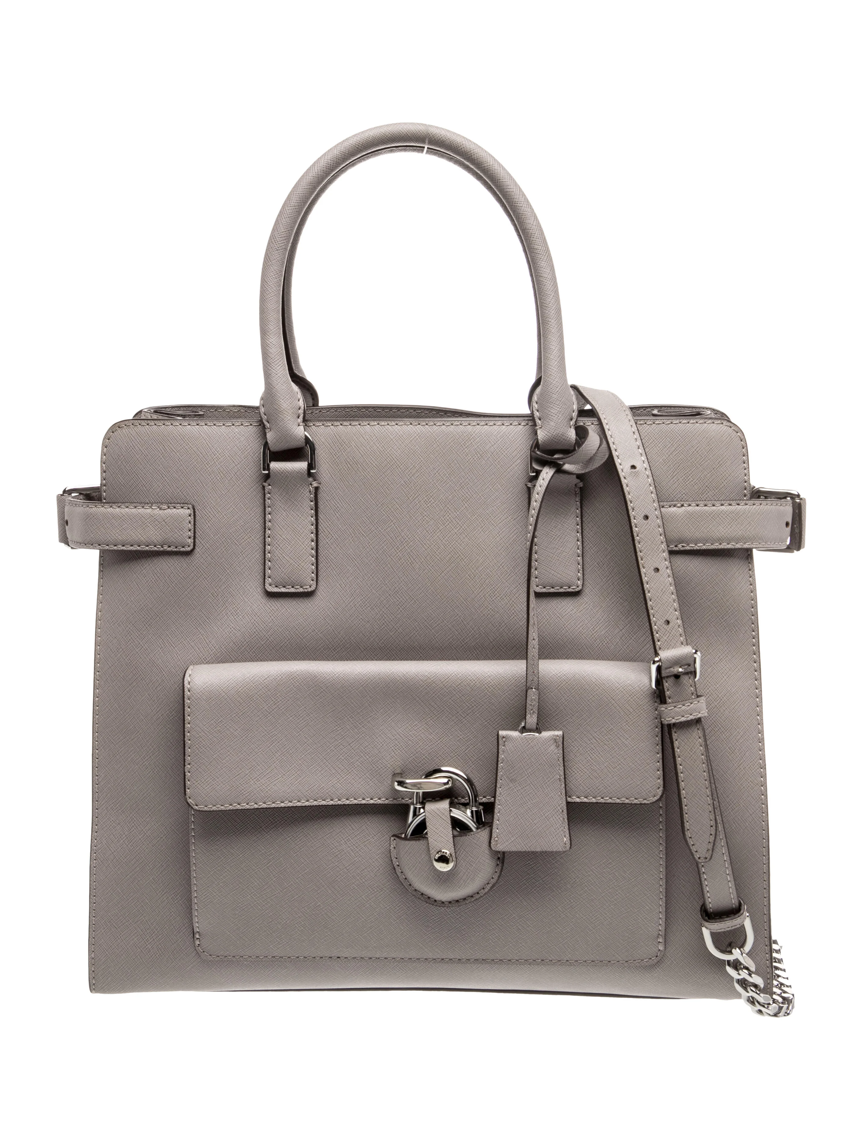Saffiano Leather Shoulder Bag