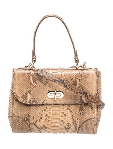 Python Top Handle Bag