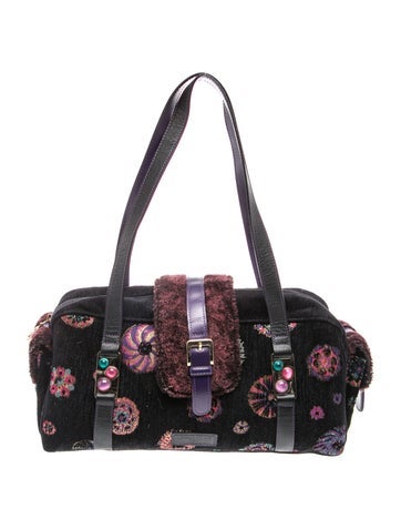 Velvet Shoulder Bag